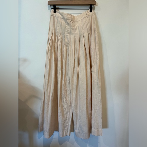 Free People Wide Leg Pleated Trouser - Picture 4 of 4